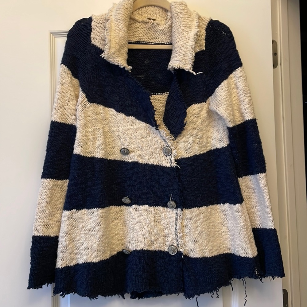 Free people cotton sweater jacket szL